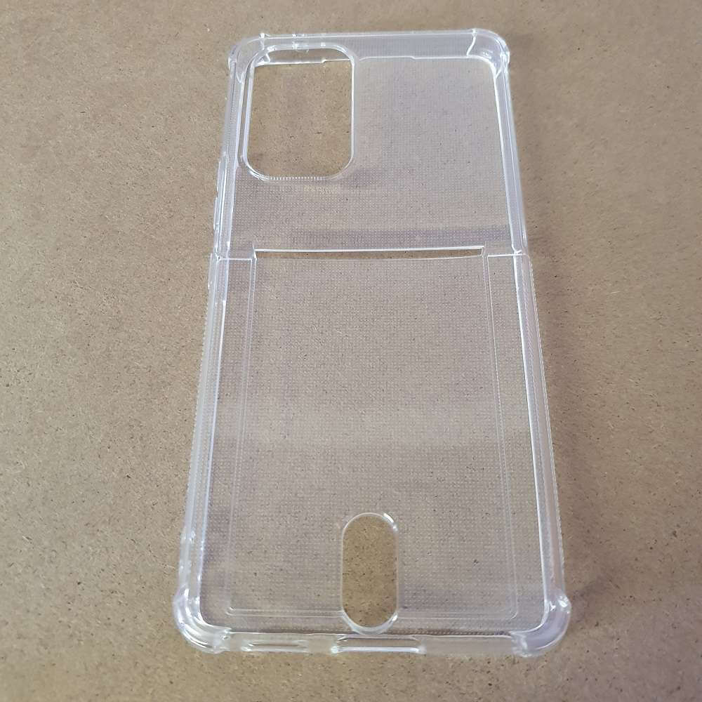Soft TPU Clear Case With Card Slot - For Samsung A53 5G