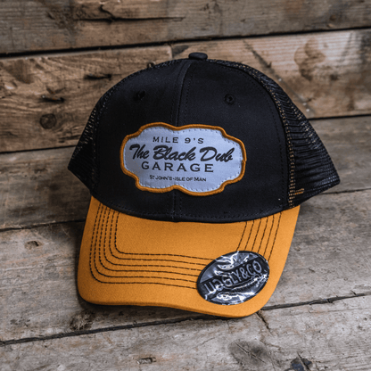 Black & Yellow Black Dub Garage Trucker Hat