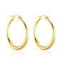 Gold Plated 25mm Hoop Earrings