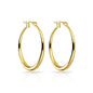 Gold Plated 30mm Hoop Earrings
