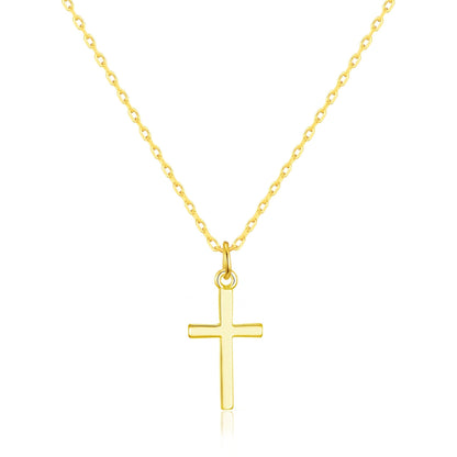 Gold Plated Cross Necklace