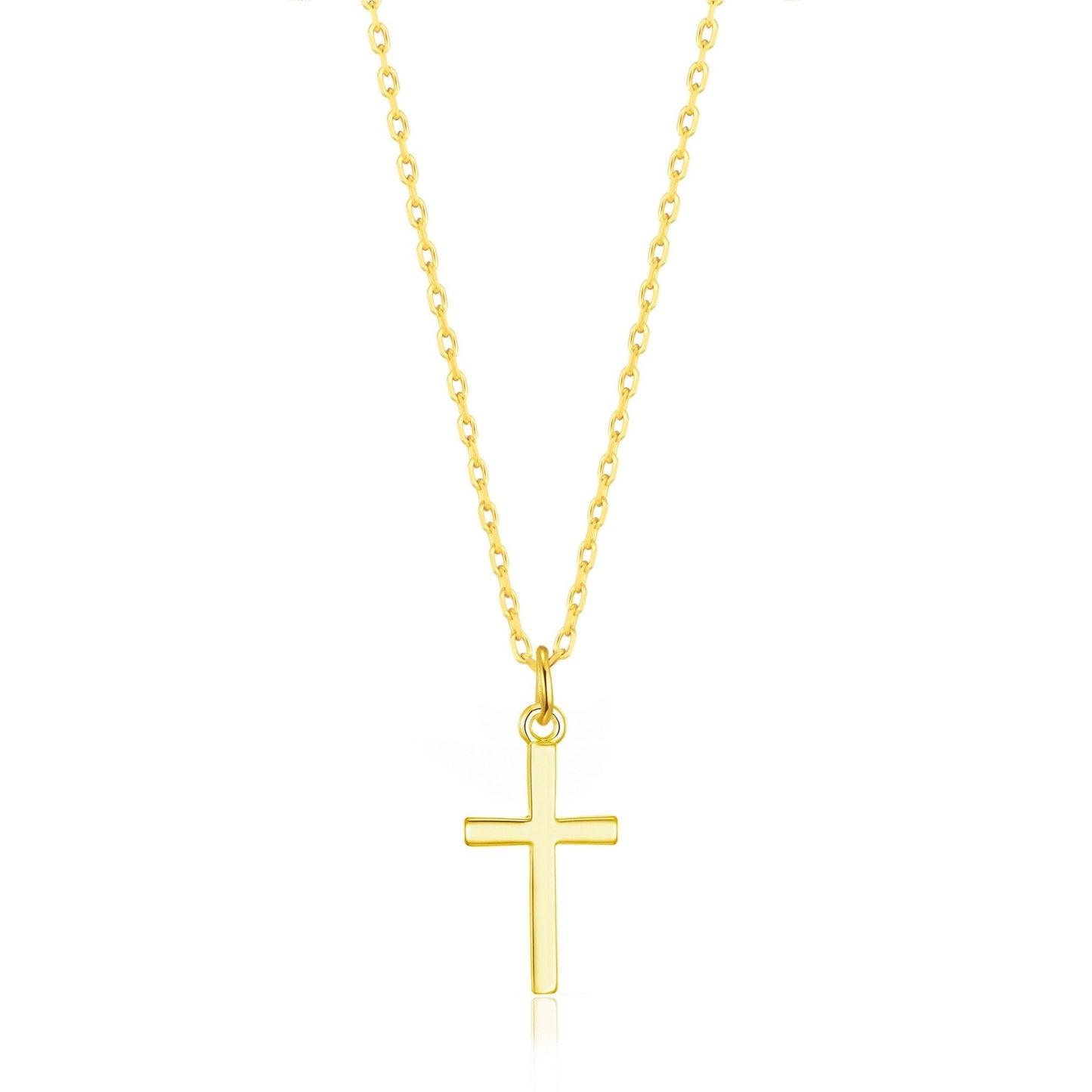 Gold Plated Cross Necklace
