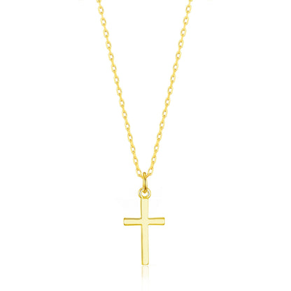 Gold Plated Cross Necklace