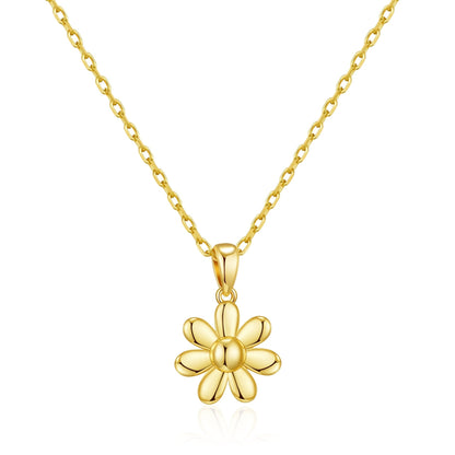 Gold Plated Daisy Necklace