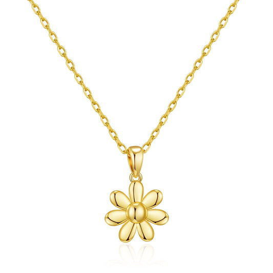 Gold Plated Daisy Necklace