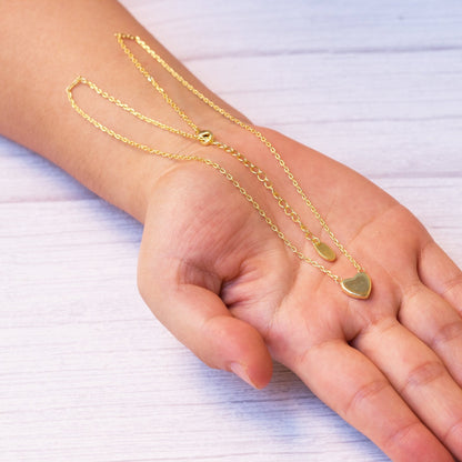 18k Gold Plated Heart Necklace