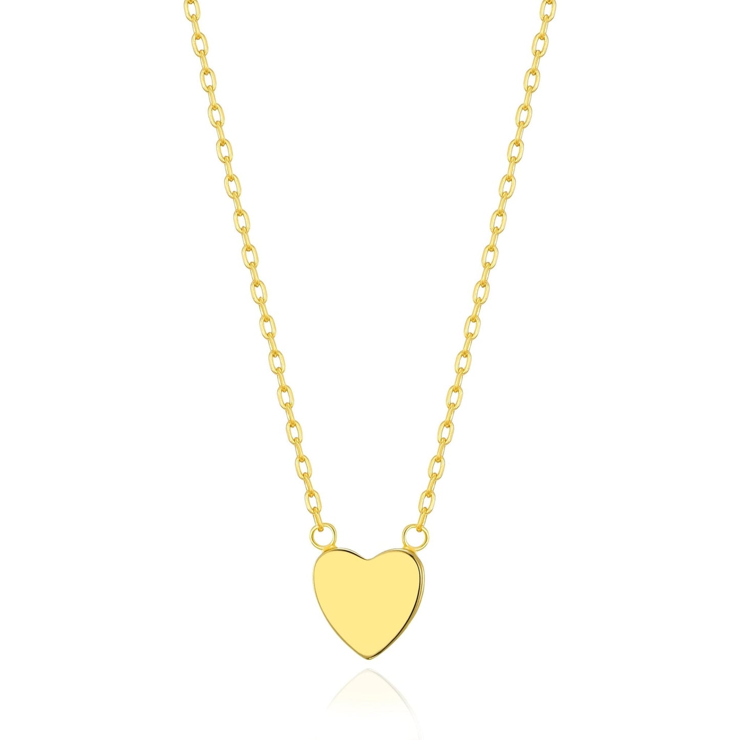 18k Gold Plated Heart Necklace