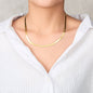 Gold Plated Stainless Steel Herringbone Flat Snake Chain 16" 18" 20" Inch Necklace