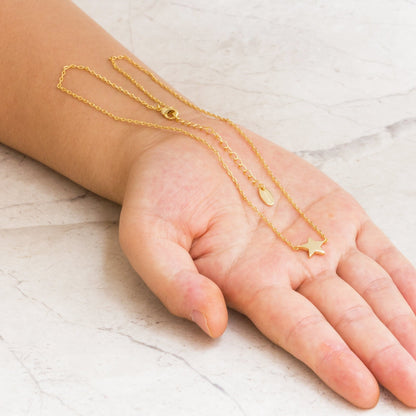 Gold Plated Star Necklace