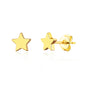 Gold Plated Star Stud Earrings