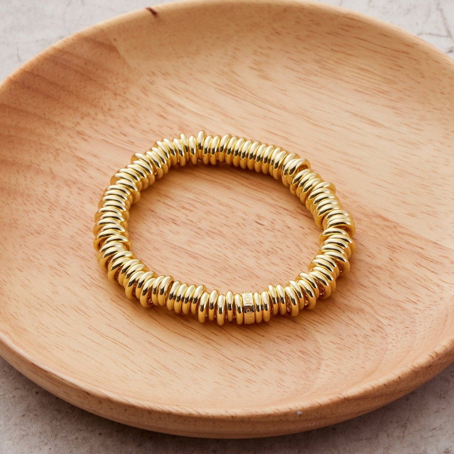 Gold Plated Sweetie Stretch Bracelet