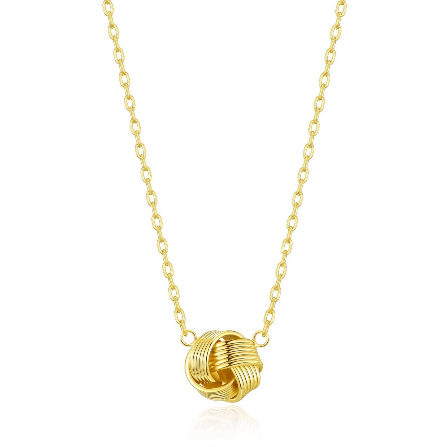 18k Gold Plated Love Knot Necklace