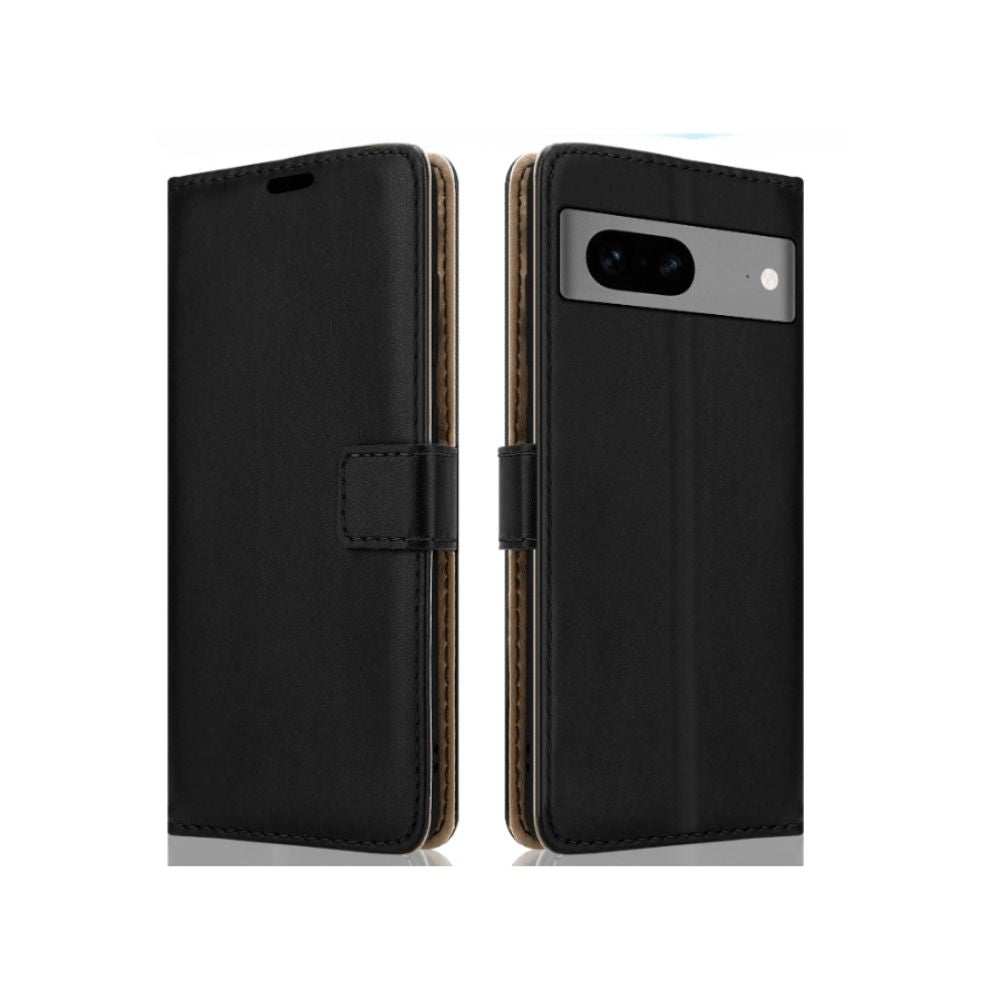 Étui portefeuille à rabat en cuir Google Pixel 8