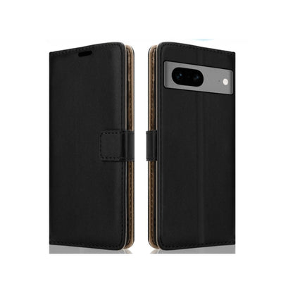 Google Pixel 7 Book Flip Case Leather Wallet with Magnetic Closure