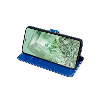 Google Pixel 7 Book Flip Case Leather Wallet with Magnetic Closure