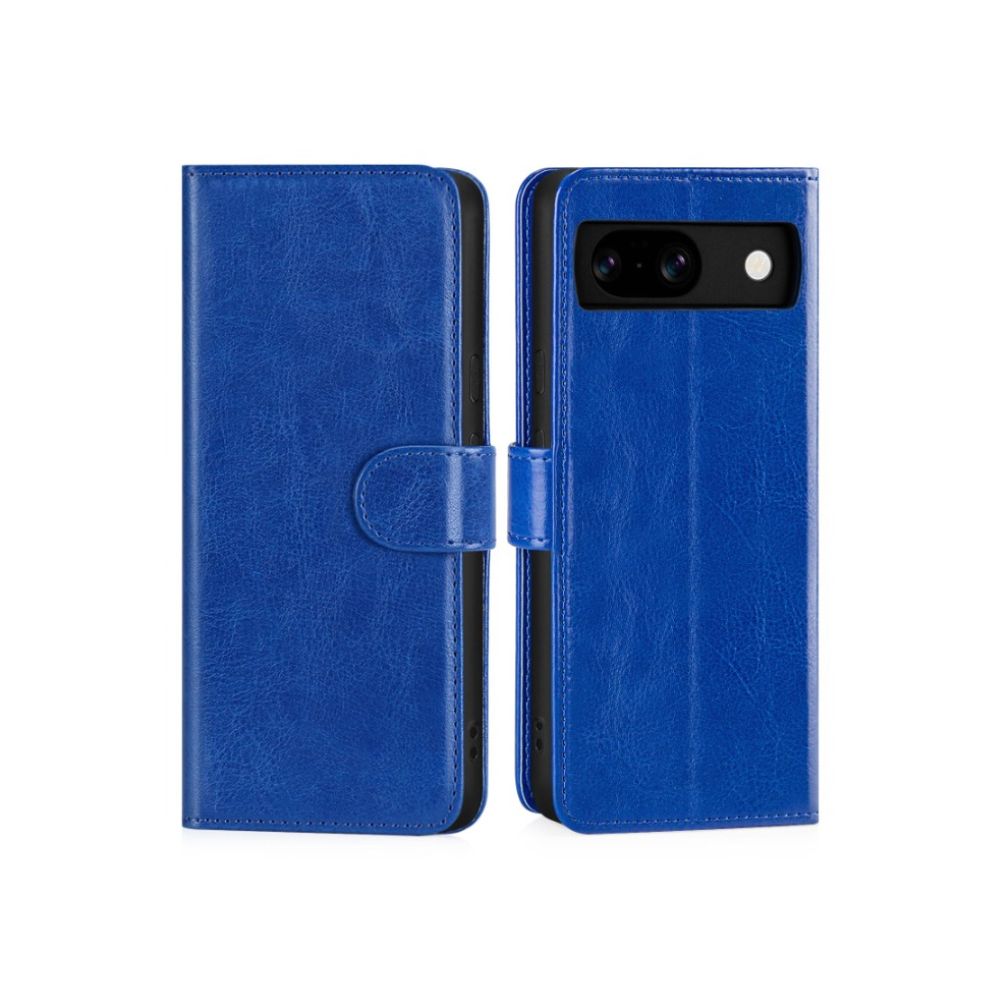 Google Pixel 7 Book Flip Case Leather Wallet with Magnetic Closure