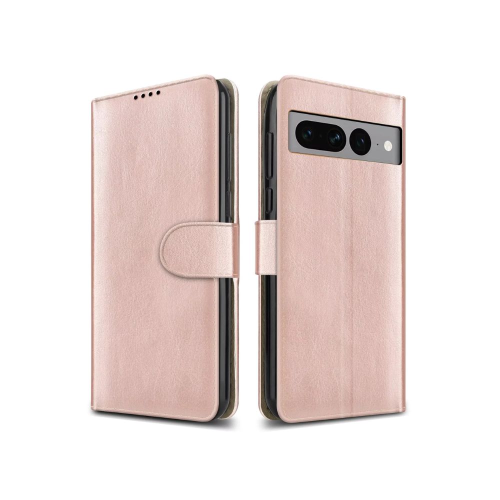 Google Pixel 7 Book Flip Case Leather Wallet with Magnetic Closure
