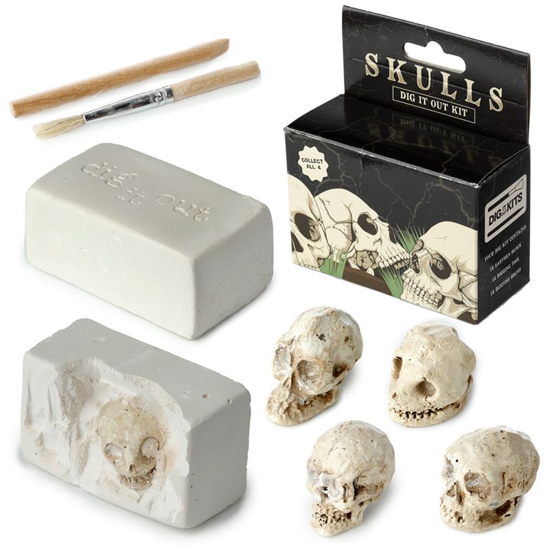 Gothic Gifts Kit de fouille tête de mort