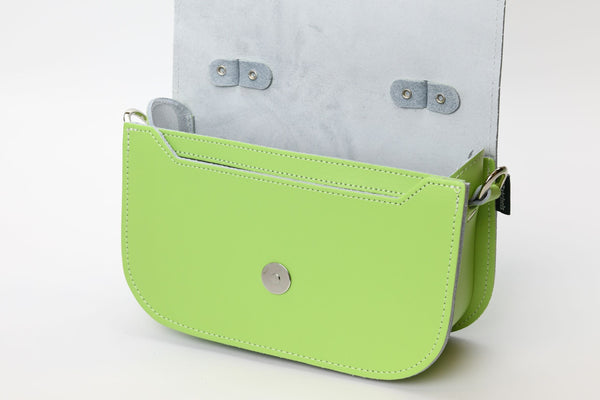Aura Handmade Leather Bag - Grass Green