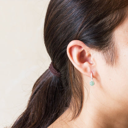 Green Aventurine Drop Earrings