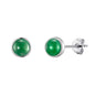 Green Aventurine Stud Earrings