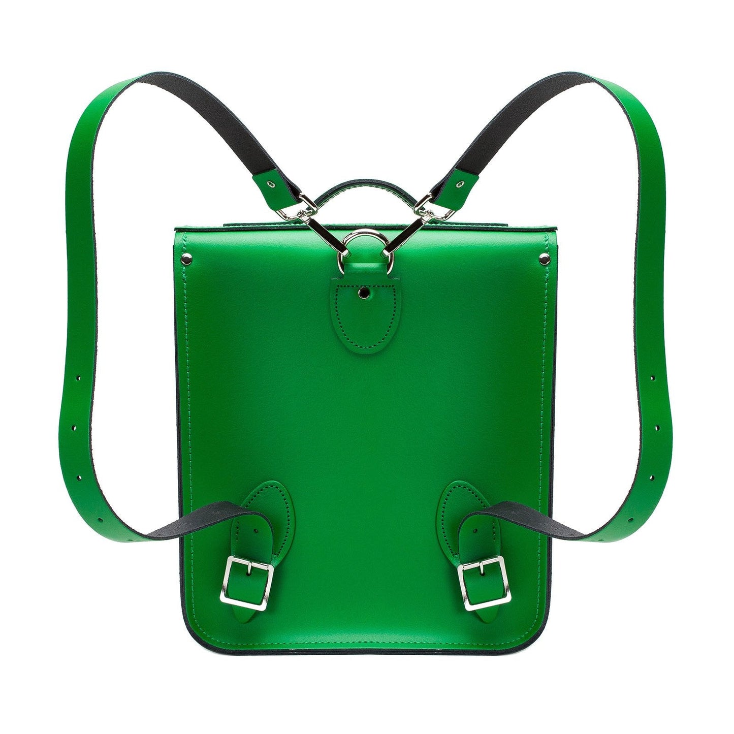 Sac à dos de ville en cuir fait main - Vert