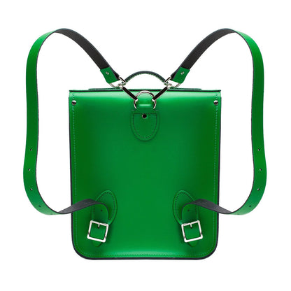 Sac à dos de ville en cuir fait main - Vert