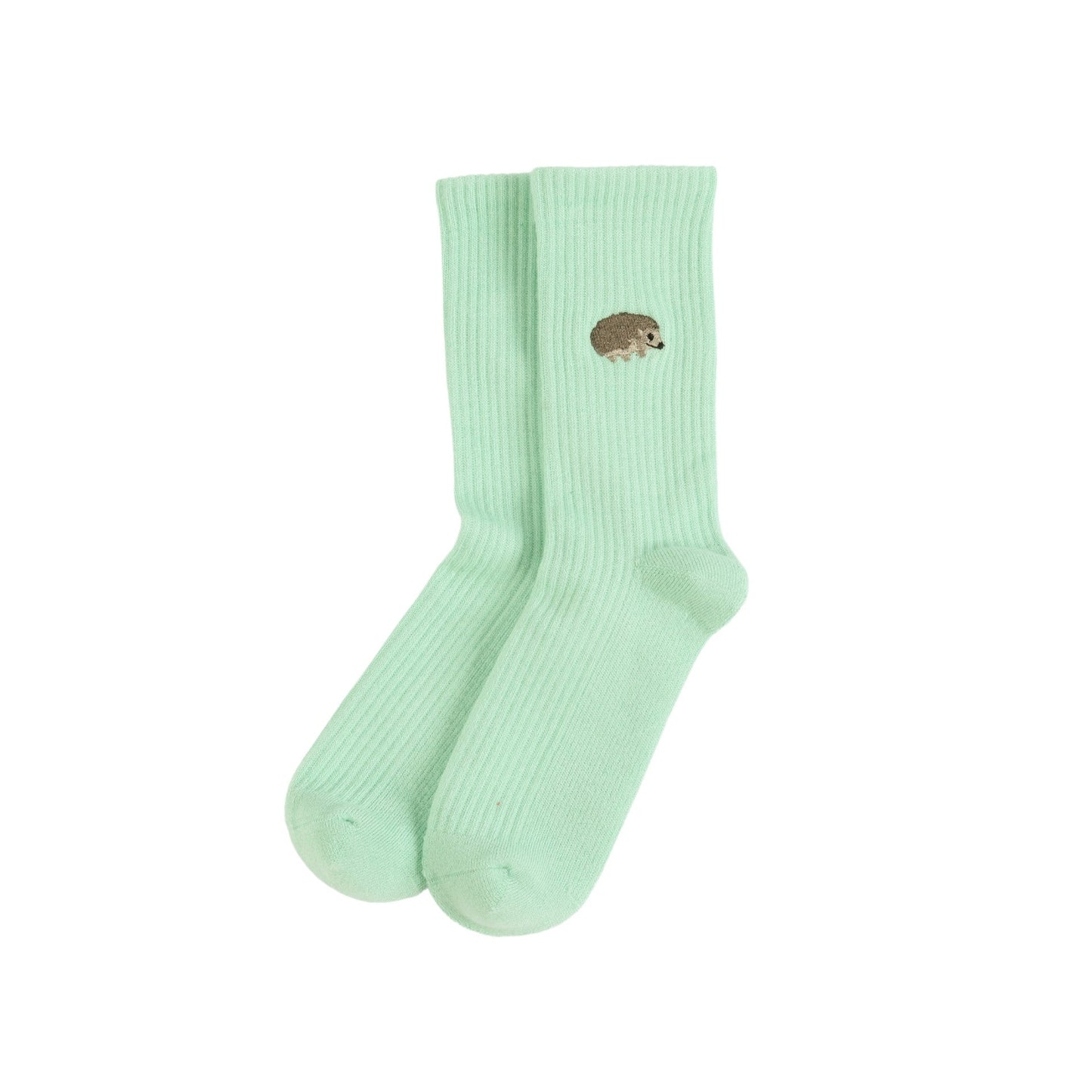 Chaussettes côtelées en bambou "Sauvez le hérisson"