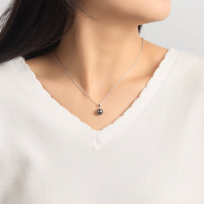 Grey Shell Pearl Necklace