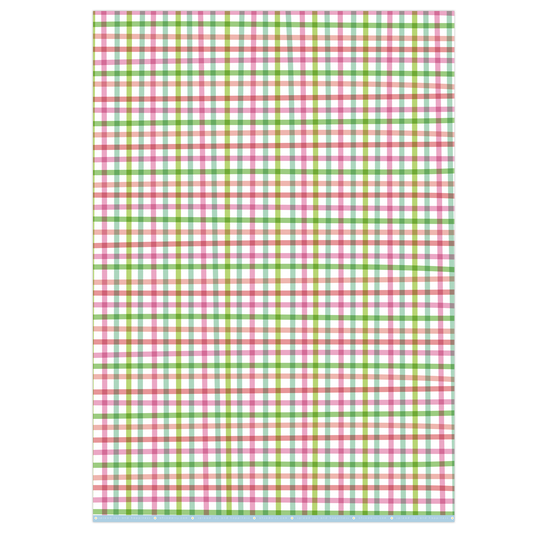 COTTAGE CHECK GIFT WRAP SHEET