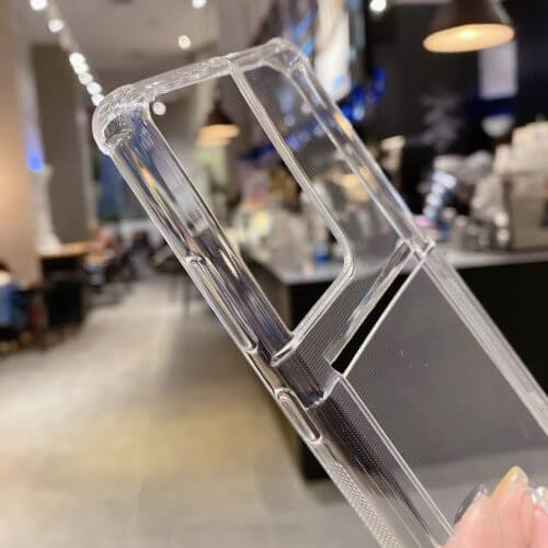 Soft TPU Clear Case With Card Slot - For Samsung S21 Ultra