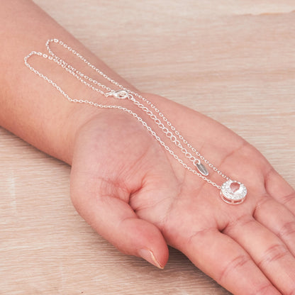 Halo Set Created with Zircondia® Crystals