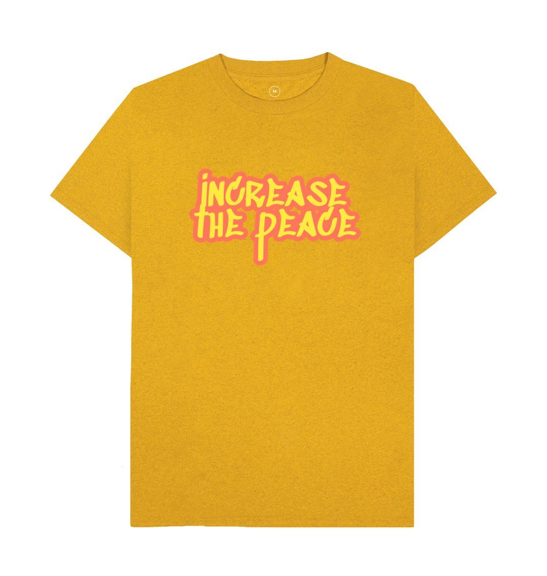 Increase The Peace Print Men's T-Shirts
