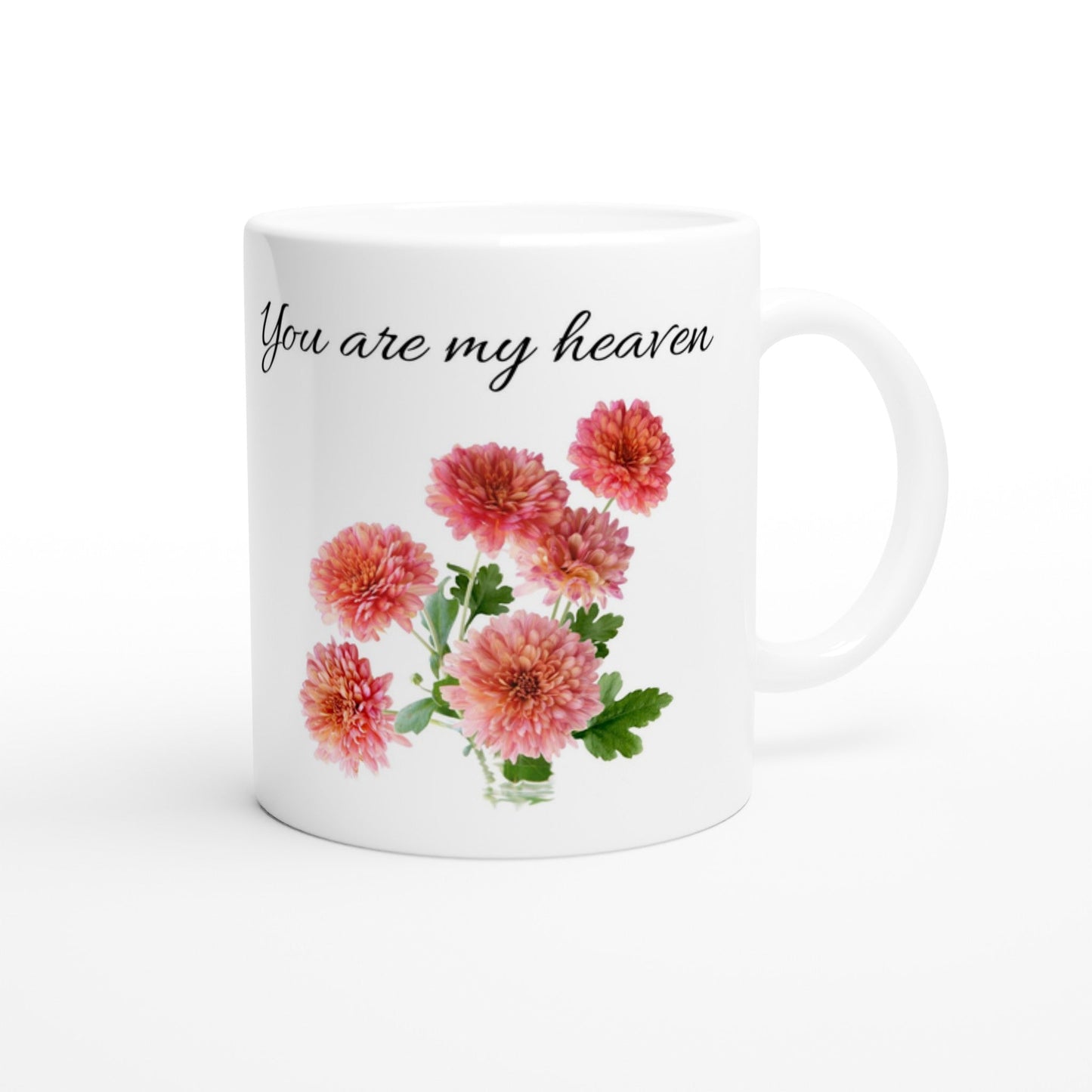 Hstrends 11oz Floral  MOM you are my heaven Ceramic Mug