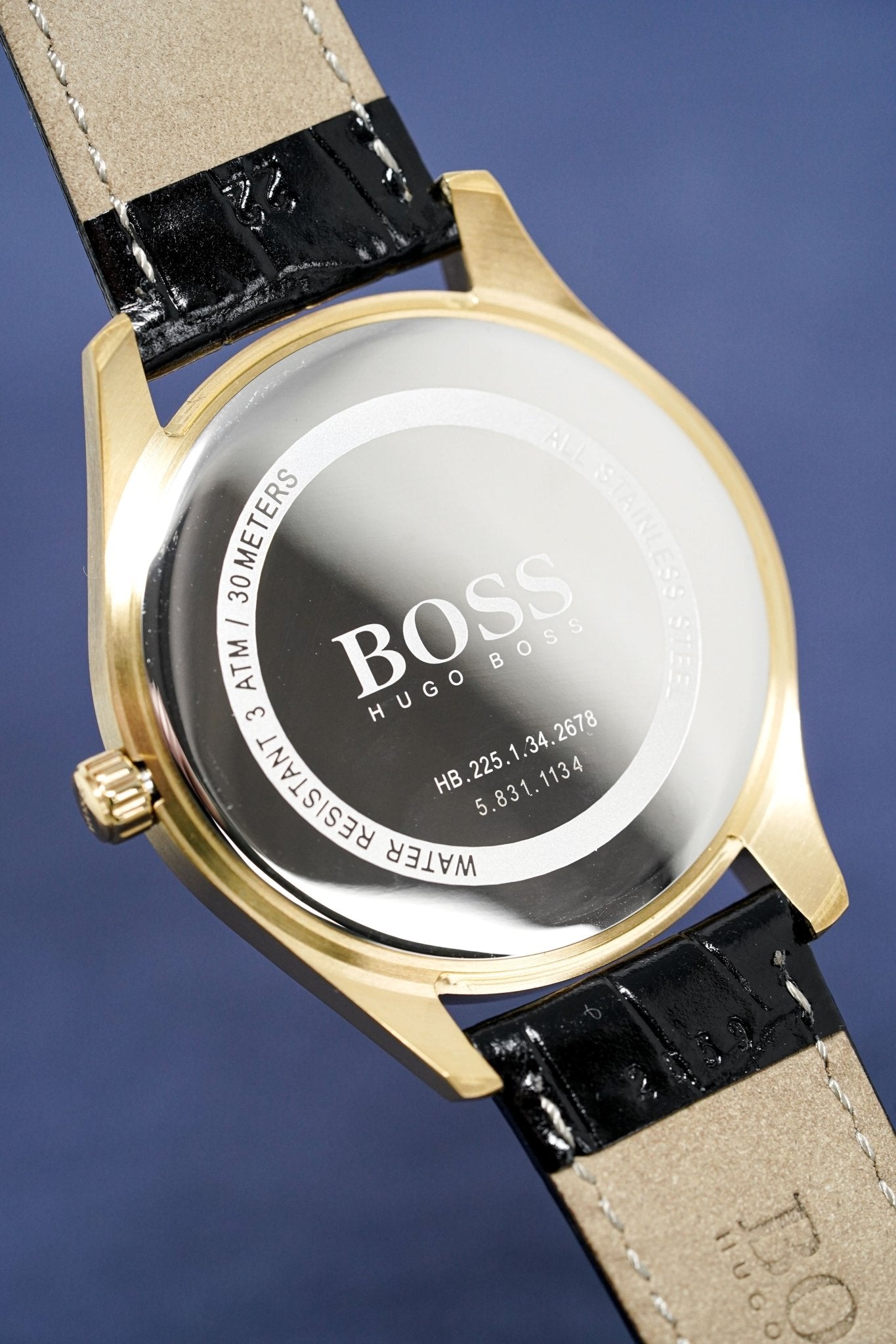 Hugo Boss Watch Classic Gold Plate White HB1513020
