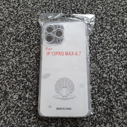 Soft TPU Clear Case with Dust Plug - For iPhone 13 Pro Max