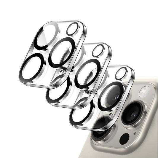 Protection complète d'objectif de caméra pour iPhone (iPhone 12-16)