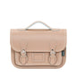 Leather Midi Satchel - Iced Coffee