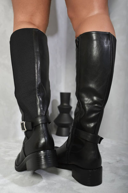 Bottes à boucle hautes
