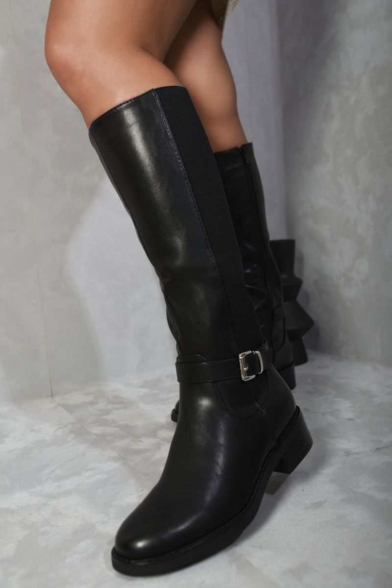 Bottes à boucle hautes