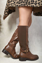 Bottes à boucle hautes