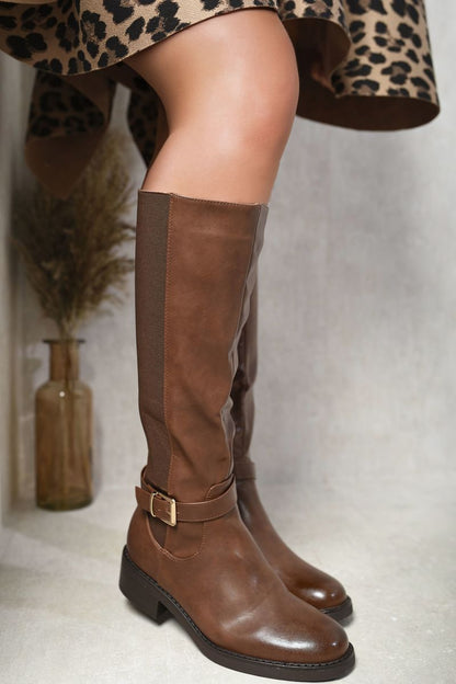 Bottes à boucle hautes