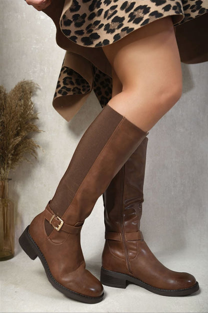Bottes à boucle hautes