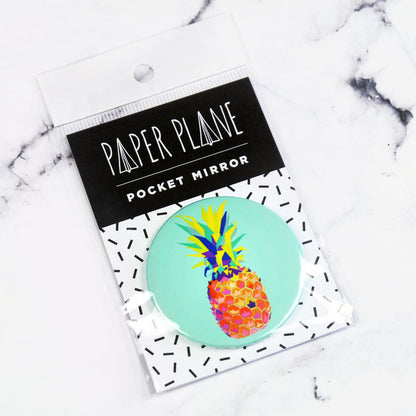 Pineapple Pocket Mirror/Badge/Bottle Opener