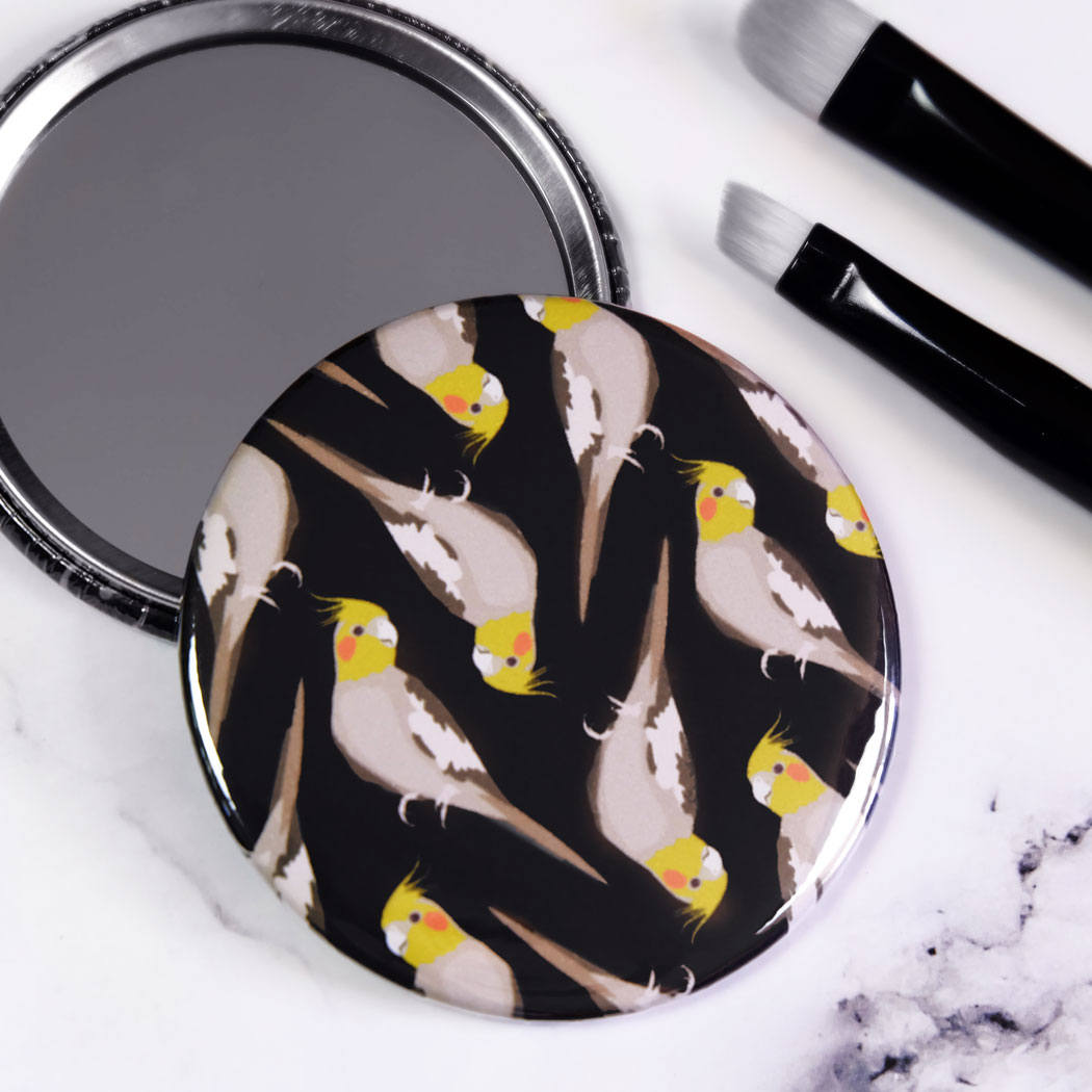 Cockatiel Pocket Mirror/Badge/Bottle Opener