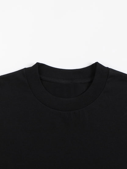 Crew Neck Drop Shoulder Long Sleeve Shirt 270GSM