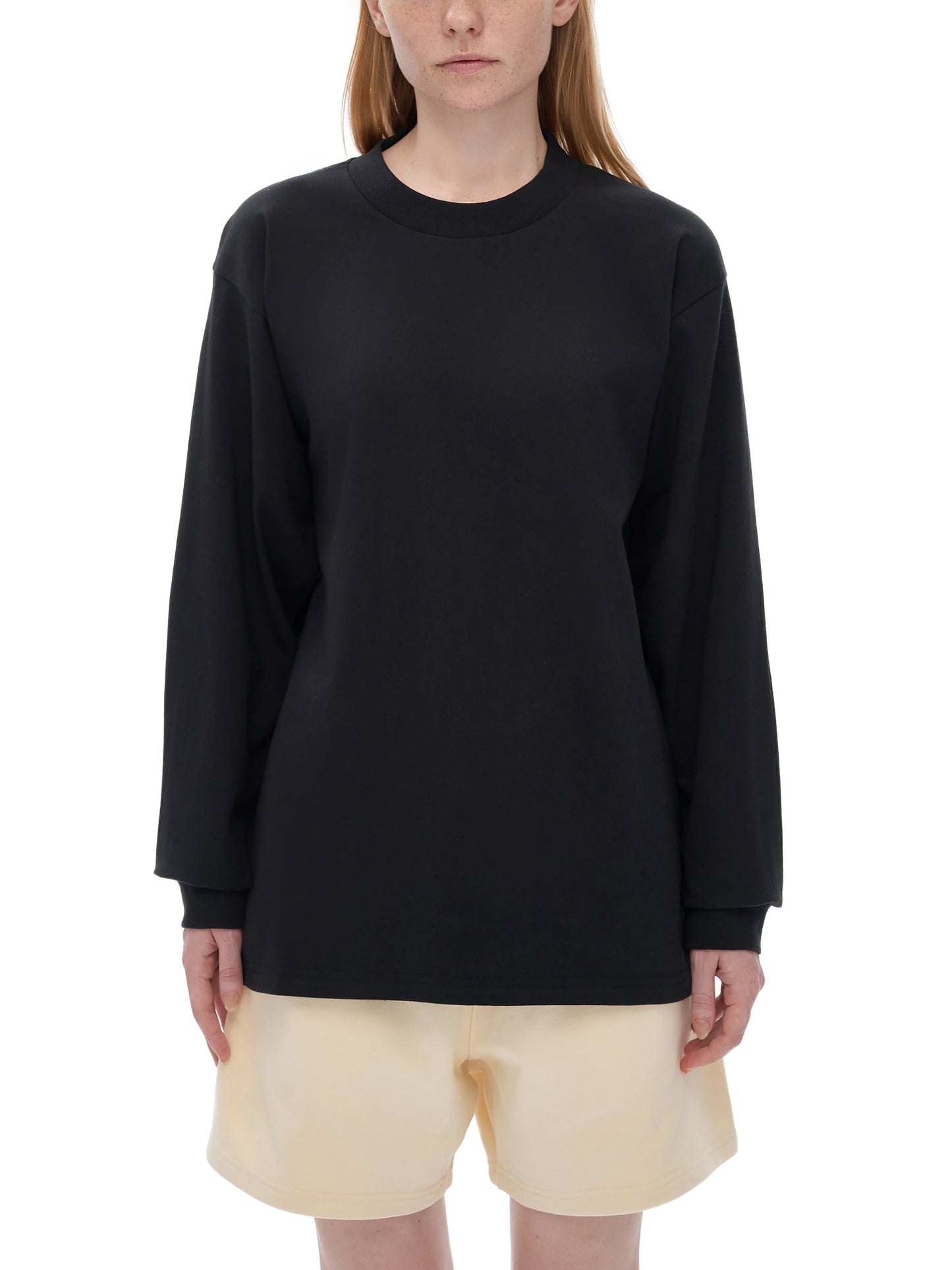 Crew Neck Drop Shoulder Long Sleeve Shirt 270GSM