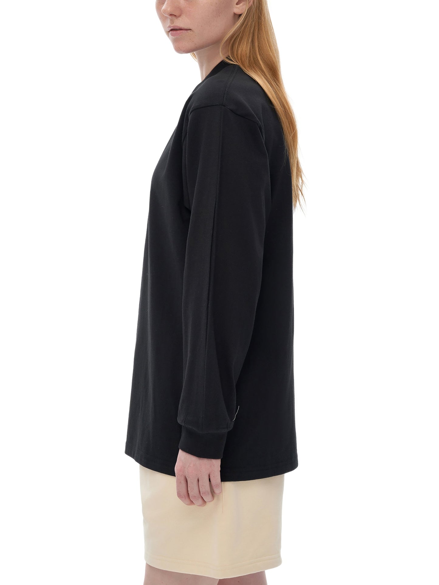 Crew Neck Drop Shoulder Long Sleeve Shirt 270GSM