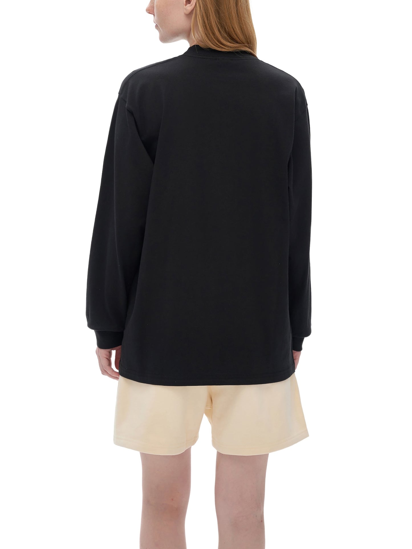 Crew Neck Drop Shoulder Long Sleeve Shirt 270GSM