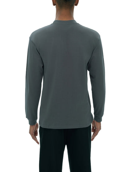 Crew Neck Drop Shoulder Long Sleeve Shirt 270GSM